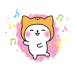 Cute cat of the hat (ENG.ver) sticker #7847919