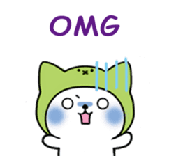 Cute cat of the hat (ENG.ver) sticker #7847928