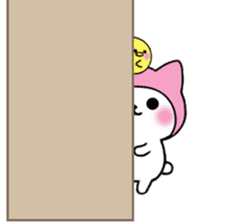 Cute cat of the hat (ENG.ver) sticker #7847929
