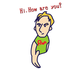 Various kinds of hello sticker #7847972