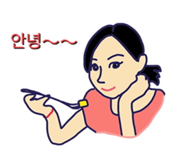 Various kinds of hello sticker #7848006