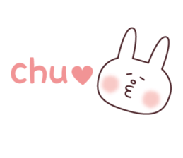 A good friend rabbit and bear sticker #7848472