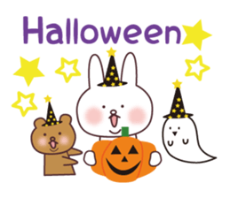 A good friend rabbit and bear sticker #7848481