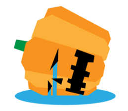 Bumpy pumpkins sticker #7848763