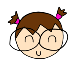 Point of View: The Glasses Girl sticker #7848812