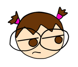 Point of View: The Glasses Girl sticker #7848813