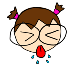 Point of View: The Glasses Girl sticker #7848814