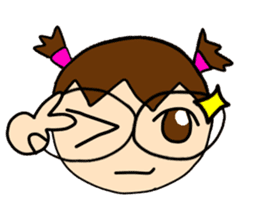 Point of View: The Glasses Girl sticker #7848820