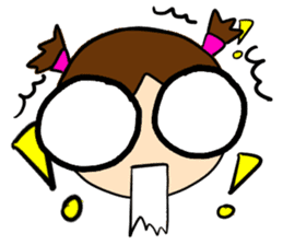 Point of View: The Glasses Girl sticker #7848821