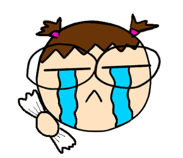 Point of View: The Glasses Girl sticker #7848824