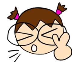 Point of View: The Glasses Girl sticker #7848826