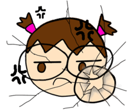 Point of View: The Glasses Girl sticker #7848829