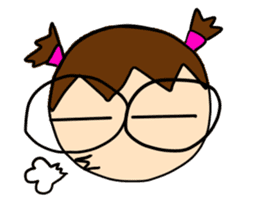 Point of View: The Glasses Girl sticker #7848832