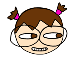 Point of View: The Glasses Girl sticker #7848834