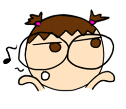 Point of View: The Glasses Girl sticker #7848844