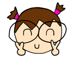 Point of View: The Glasses Girl sticker #7848845