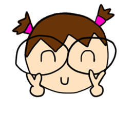 Point of View: The Glasses Girl sticker #7848845