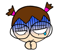 Point of View: The Glasses Girl sticker #7848847