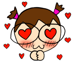 Point of View: The Glasses Girl sticker #7848848