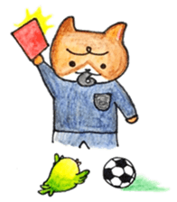 Cat and Bird of Brazil sticker #7849276