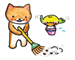 Cat and Bird of Brazil sticker #7849284