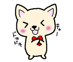 Japanese Chihuahua dog2 sticker #7849337