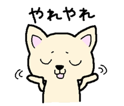 Japanese Chihuahua dog2 sticker #7849348
