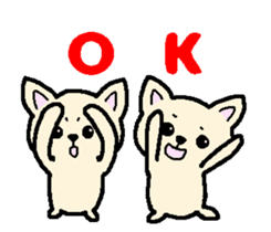 Japanese Chihuahua dog2 sticker #7849353