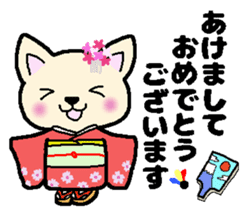 Japanese Chihuahua dog2 sticker #7849355
