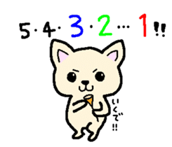 Japanese Chihuahua dog2 sticker #7849363