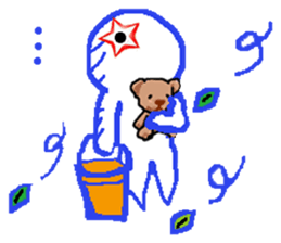 HDPE STAR MAN sticker #7849445