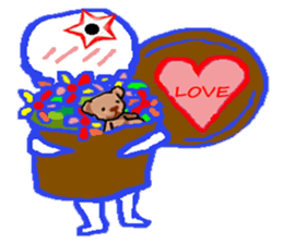 HDPE STAR MAN sticker #7849448