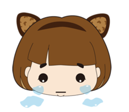 Q girl sticker #7850029