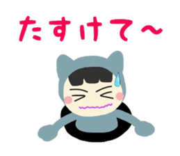 Colorful cat of Niko-chan sticker #7851148