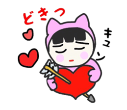 Colorful cat of Niko-chan sticker #7851168
