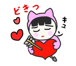 Colorful cat of Niko-chan sticker #7851168