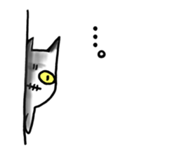 Ordinary ghost cat sticker #7851176