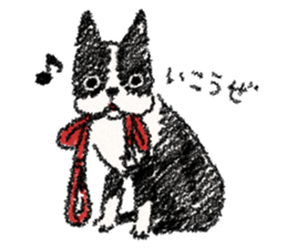 BOSTON TERRIER Life sticker #7852451