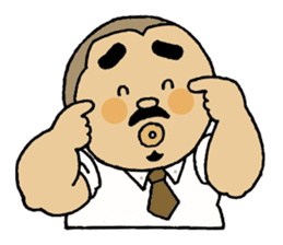 A plump soil beard muscular salaryma sticker #7852587