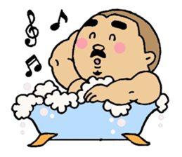 A plump soil beard muscular salaryma sticker #7852591