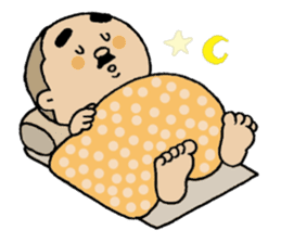 A plump soil beard muscular salaryma sticker #7852607