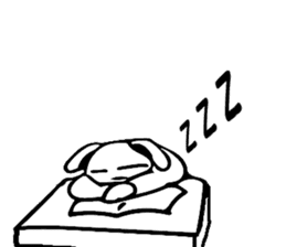 Everyday people rabbit sticker #7853258