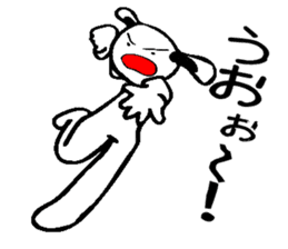 Everyday people rabbit sticker #7853281