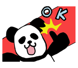 The world of a panda sticker #7853336