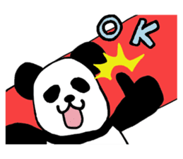 The world of a panda sticker #7853336