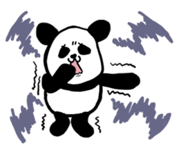 The world of a panda sticker #7853341