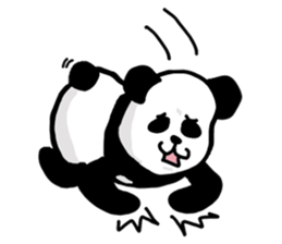 The world of a panda sticker #7853349