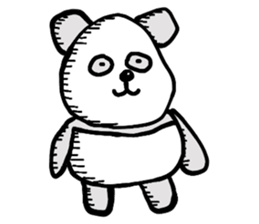 The world of a panda sticker #7853351