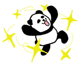 The world of a panda sticker #7853352