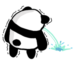 The world of a panda sticker #7853354